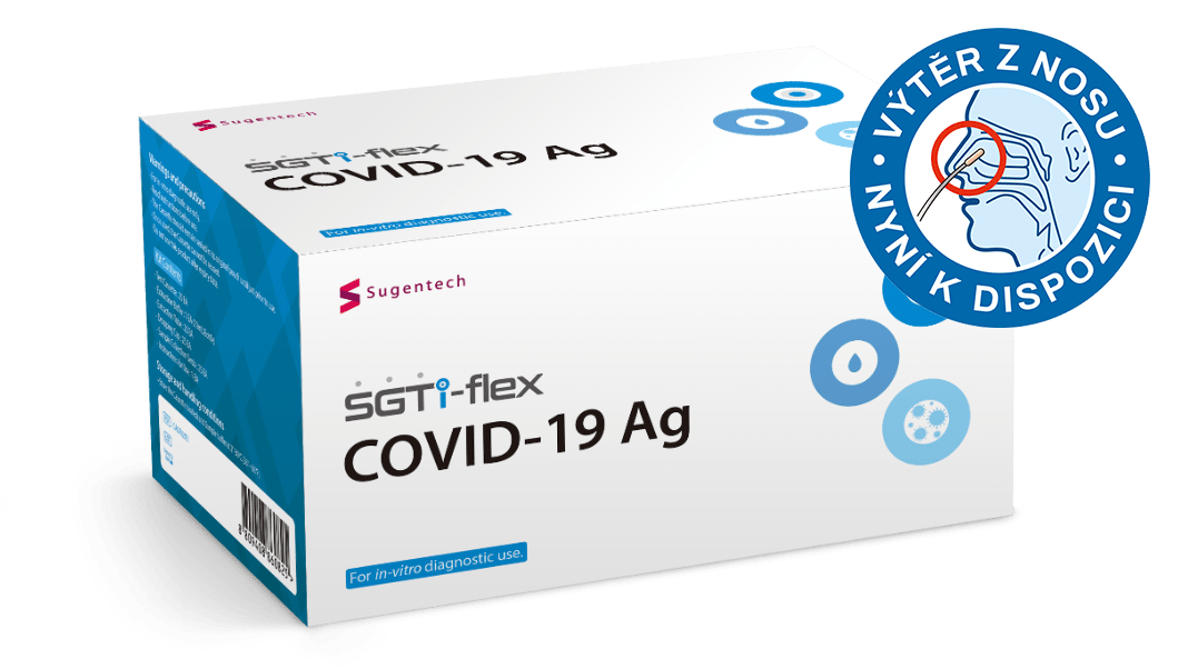 Antigenní test SGTi-flex COVID-19 Ag pro sebetestování